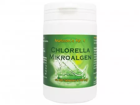 Chlorella Algen als Presslinge