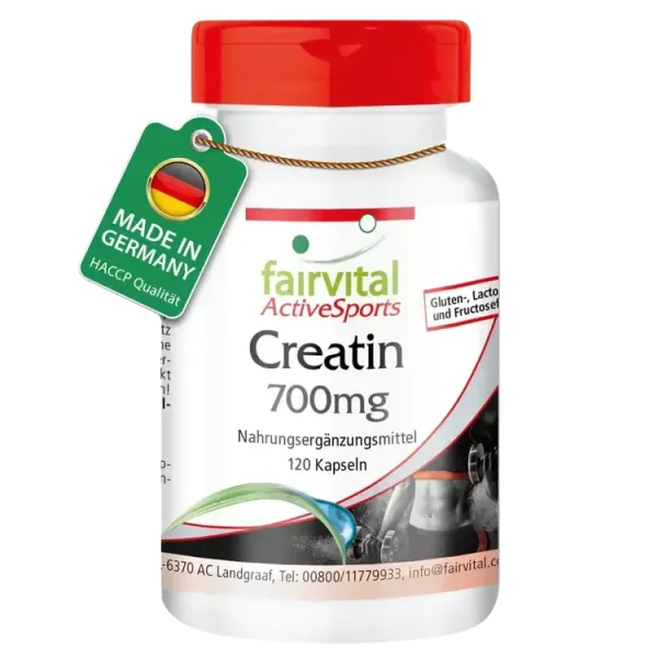 Kreatin Kapseln á 700 mg von Fairvital