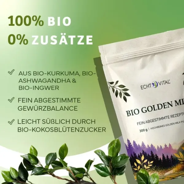 Preview: BIO Goldene Milch - fein abgestimmte Rezeptur