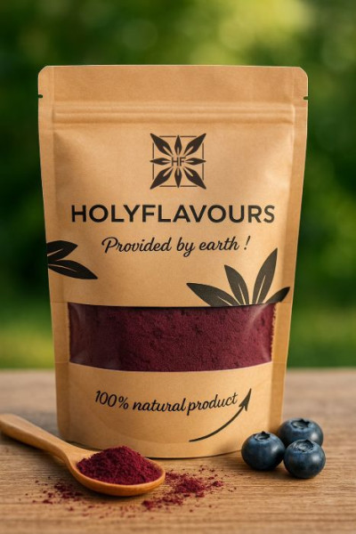 BIO Blaubeerenpulver im Papierbeutel