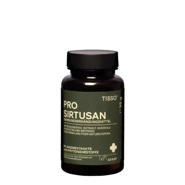 Pro Sirtusan 60 Kapseln - ein Polyphenol-Komplex von Tisso