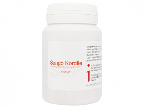 Sango Korallen Pulver - 100 Kapseln á 500 mg