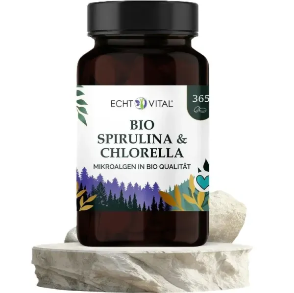 Spirulina-Chlorella Presslinge BIO im Papierbeutel
