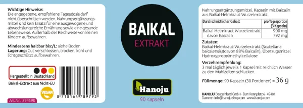 Preview: Die Inhaltsstoffe von Baikal-Helmkraut-Kapseln