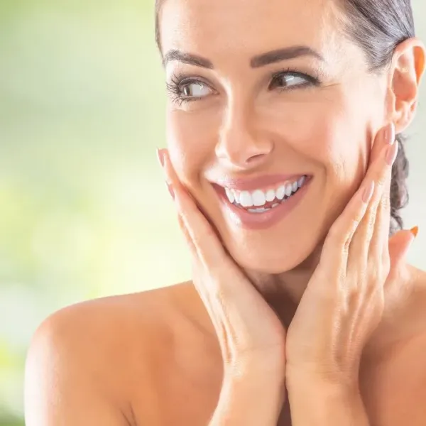 sauerstoffreiches Gel für für die Haut der Frau