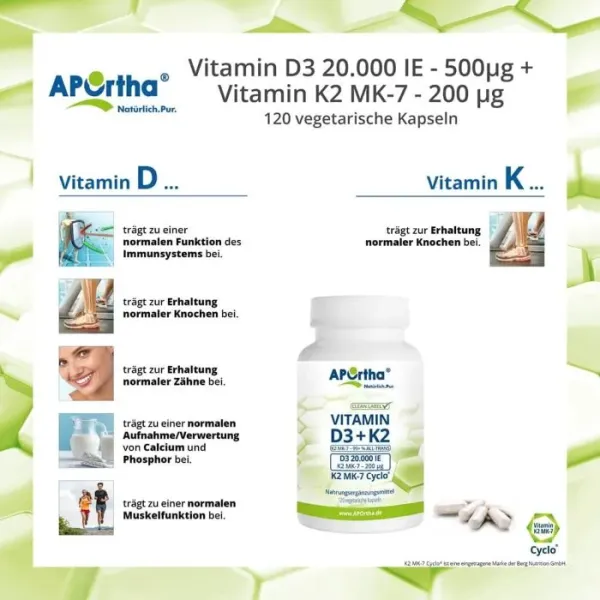 Preview: Die positiven Wirkungen von hochdosiertem Vitamin D3 / K2