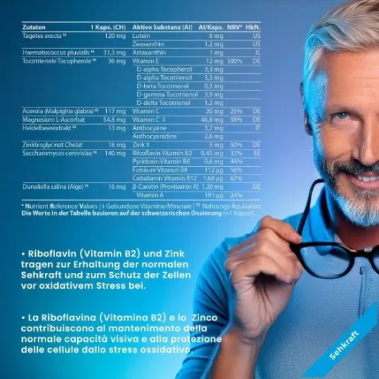 Pro Vision Eyes Sehkraft - Inhaltsstoffe