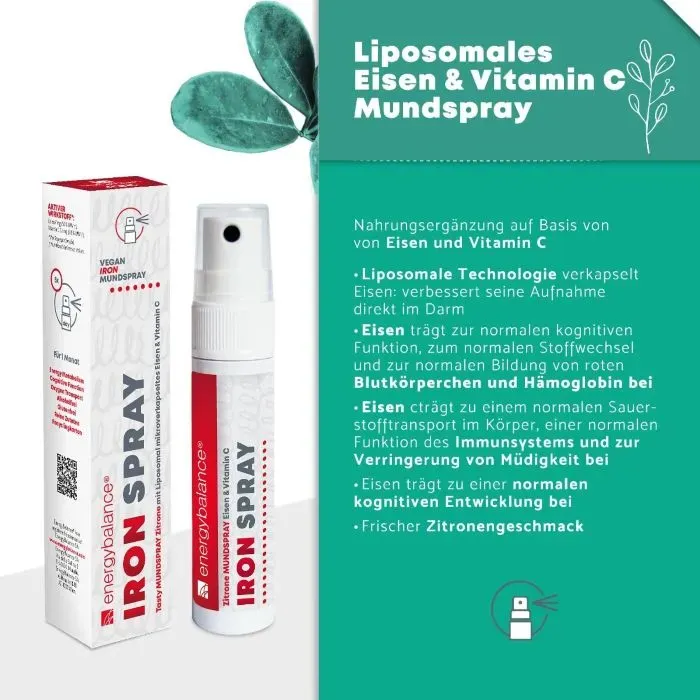 Produktfakten zu liposomalem Eisen Mundspray