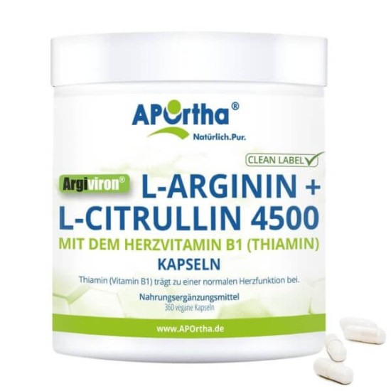 L-Arginin + L-Citrullin Kapseln