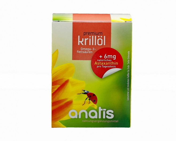 Premium Krillöl + 6 mg Astaxanthin