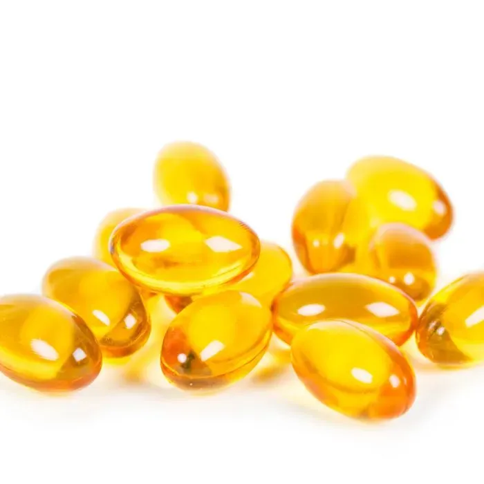 Omega-3 Fischöl in kleinen Kapseln